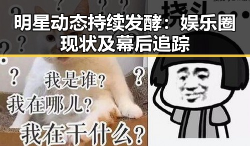 明星动态持续发酵：娱乐圈现状及幕后追踪