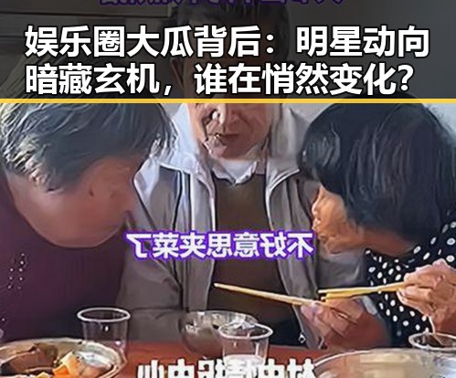 娱乐圈大瓜背后：明星动向暗藏玄机，谁在悄然变化？